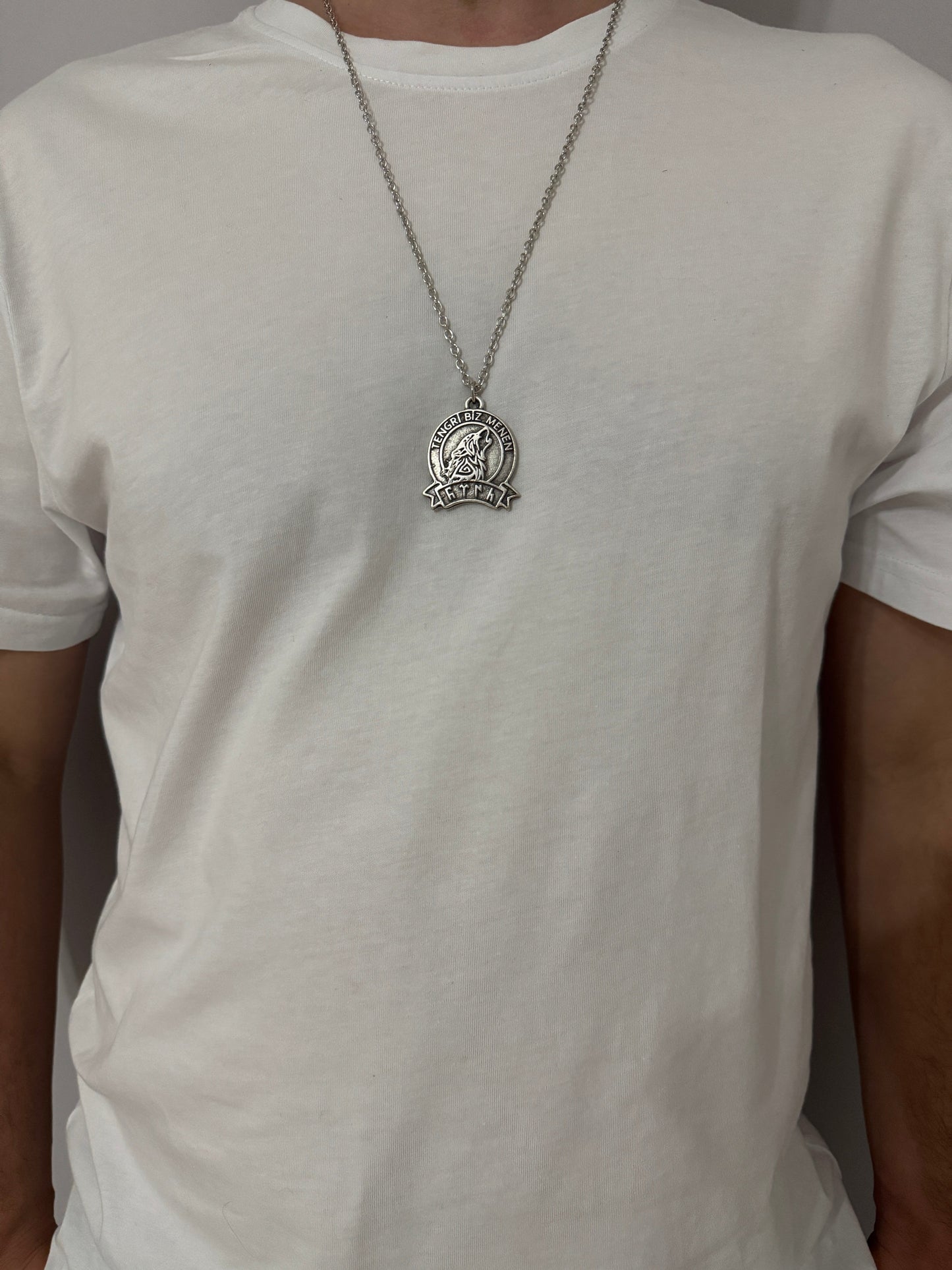 Türk Bozkurt Unisex Zincir Kolye