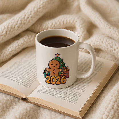 2026 Zencefilli Kurabiye Temalı Hediyelik Baskılı Kupa