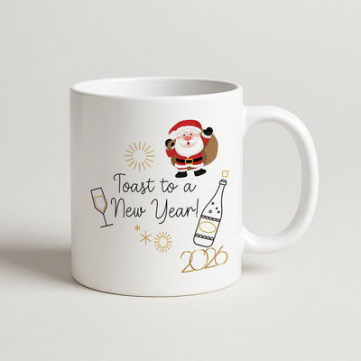 Toast to a New Year 2026 Temalı Hediyelik Baskılı Kupa