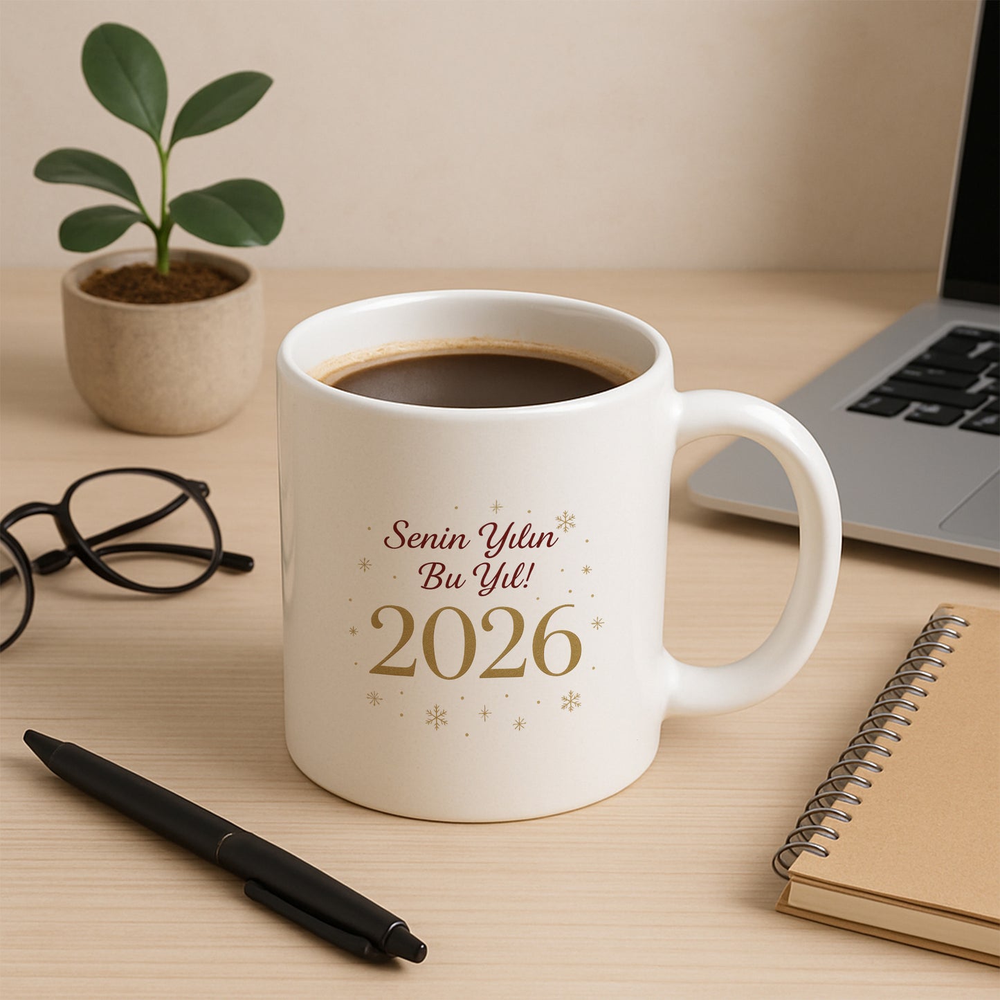 Senin Yılın Bu Yıl 2026 Yazılı Hediyelik Baskılı Kupa