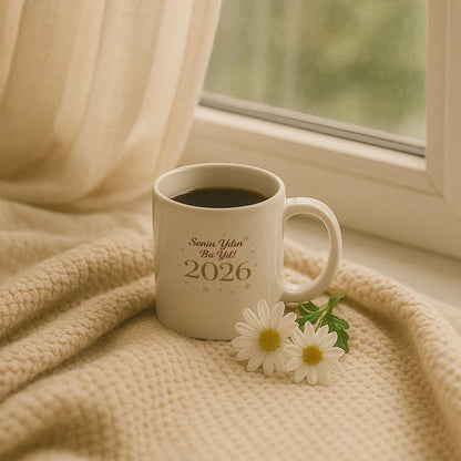 Senin Yılın Bu Yıl 2026 Yazılı Hediyelik Baskılı Kupa
