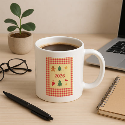 2026 Pötikare Yılbaşı Temalı Hediyelik Baskılı Kupa