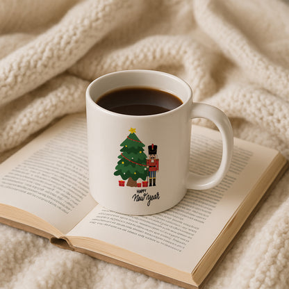 Fındıkkıran ve Yılbaşı Ağacı Temalı Hediyelik Baskılı Kupa