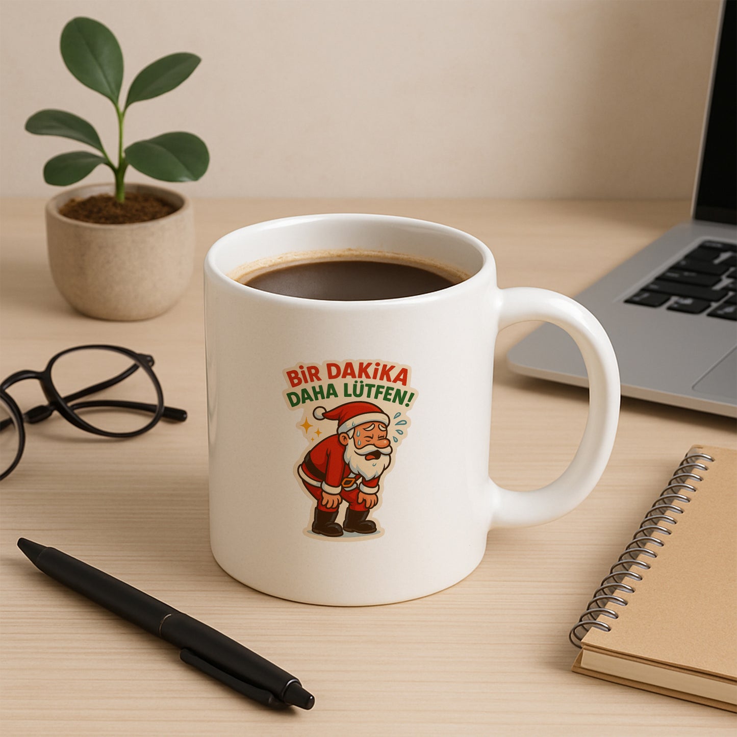 Bir Dakika Daha Lütfen Temalı Eğlenceli Hediyelik Baskılı Kupa