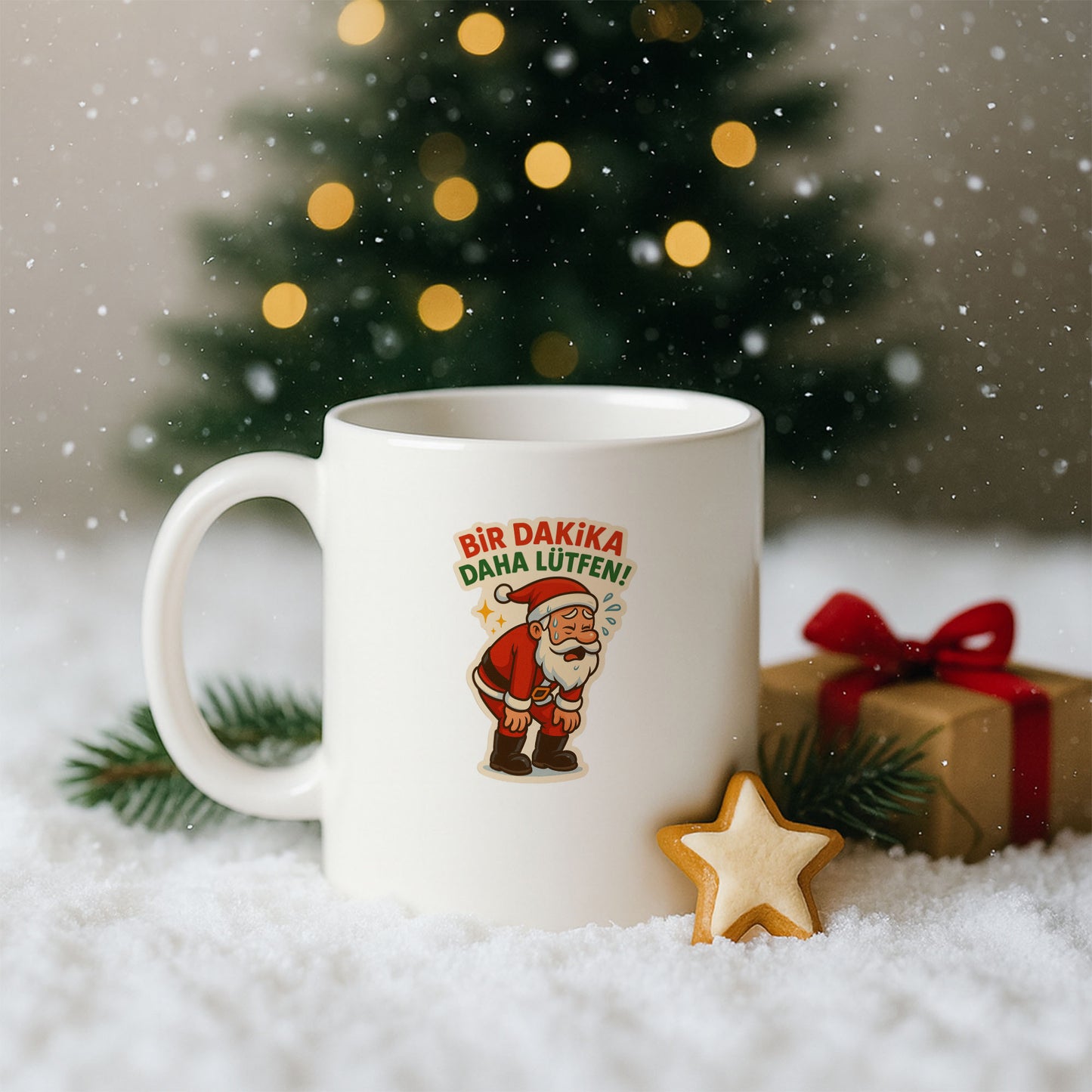 Bir Dakika Daha Lütfen Temalı Eğlenceli Hediyelik Baskılı Kupa