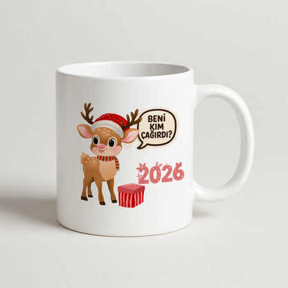 Beni Kim Çağırdı 2026 Temalı Eğlenceli Hediyelik Baskılı Kupa