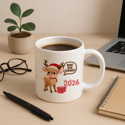 Beni Kim Çağırdı 2026 Temalı Eğlenceli Hediyelik Baskılı Kupa