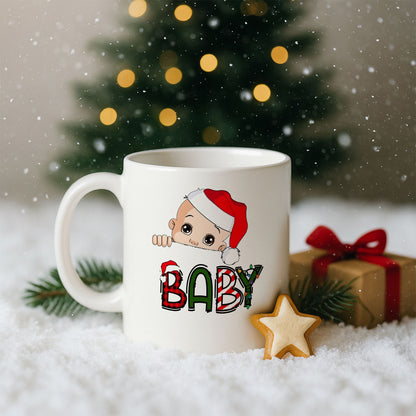 Yılbaşı Baby Temalı Özel Tasarım Baskılı Hediyelik Kupa