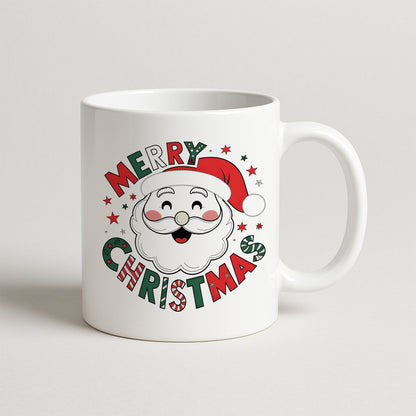 Merry Christmas Tasarımlı Noel Baba Kupası