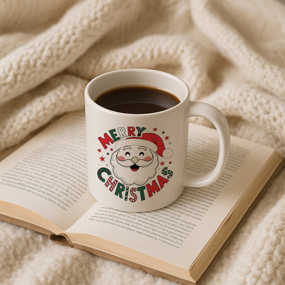 Merry Christmas Tasarımlı Noel Baba Kupası