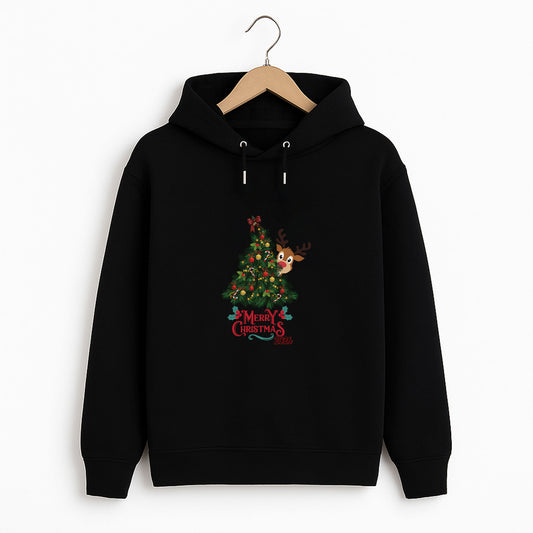 Merry Christmas 2026 Geyik Figürlü Yetişkin Sweatshirt
