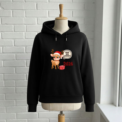Beni Kim Çağırdı? 2026 Yılbaşı Geyik Temalı Eğlenceli Sweatshirt