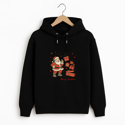 Noel Baba ve Hediye Kutuları Temalı Merry Christmas Sweatshirt
