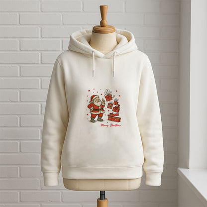 Noel Baba ve Hediye Kutuları Temalı Merry Christmas Sweatshirt