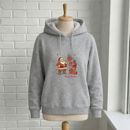 Noel Baba ve Hediye Kutuları Temalı Merry Christmas Sweatshirt