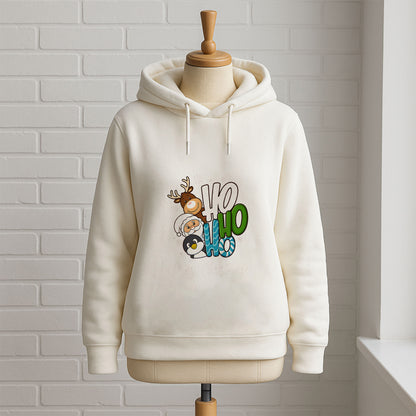 Ho Ho Ho Merry Christmas Geyik Noel Baba Penguen Sweatshirt