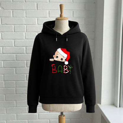 Baby Yılbaşı Temalı Noel Şapkalı Bebek Sweatshirt