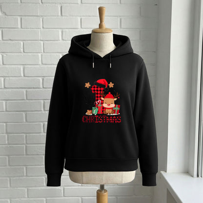 1 Yaş Yılbaşı Temalı Geyikli Bebek Sweatshirt