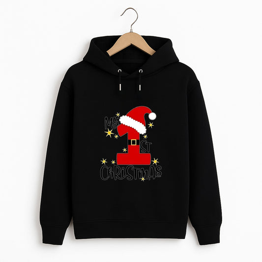 My 1st Christmas Noel Şapkalı Yetişkin Sweatshirt