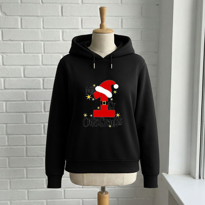 My 1st Christmas Noel Şapkalı Yetişkin Sweatshirt