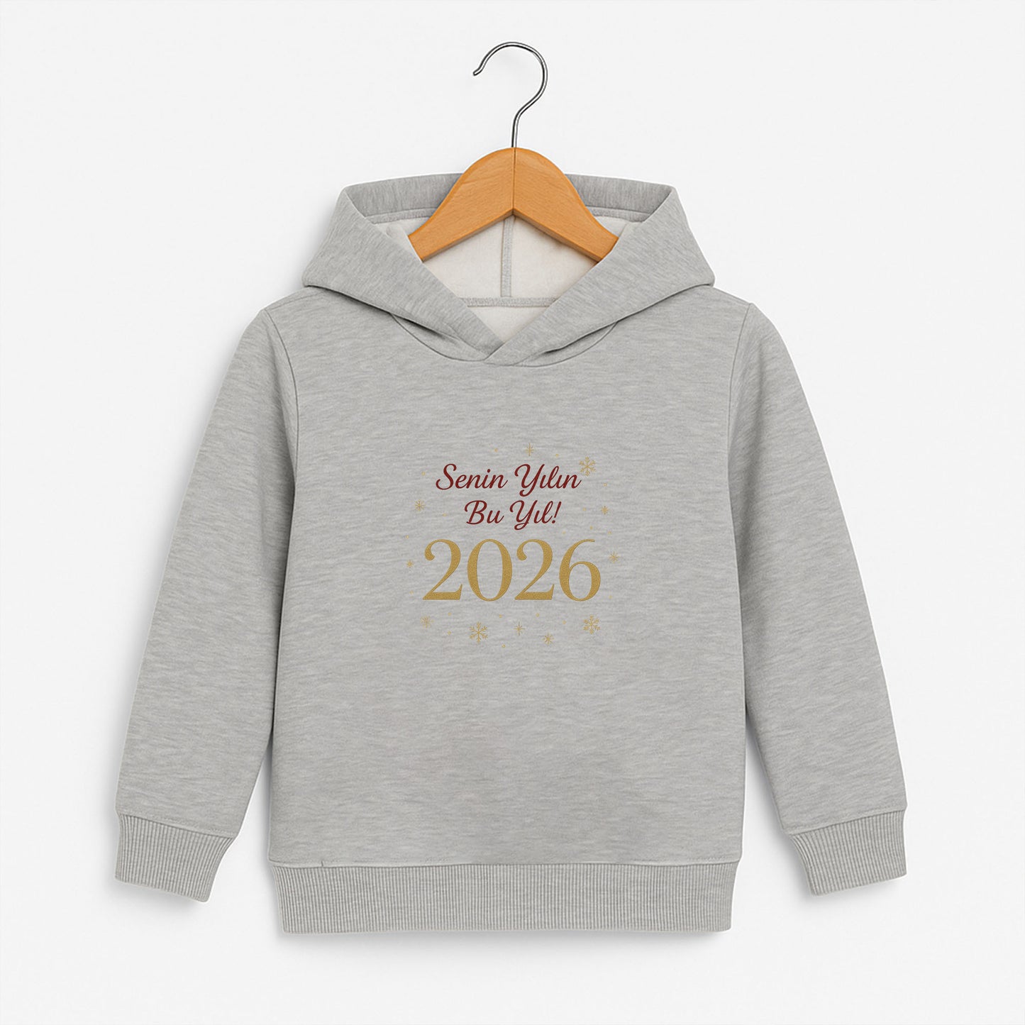 Senin Yılın Bu Yıl 2026 Yazılı Çocuk Sweatshirt – Yılbaşı