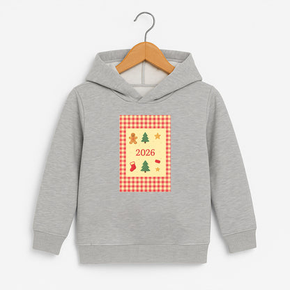 2026 Pötikare Yılbaşı Desenli Çocuk Sweatshirt – Kışlık