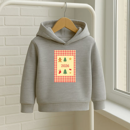2026 Pötikare Yılbaşı Desenli Çocuk Sweatshirt – Kışlık