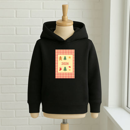 2026 Pötikare Yılbaşı Desenli Çocuk Sweatshirt – Kışlık