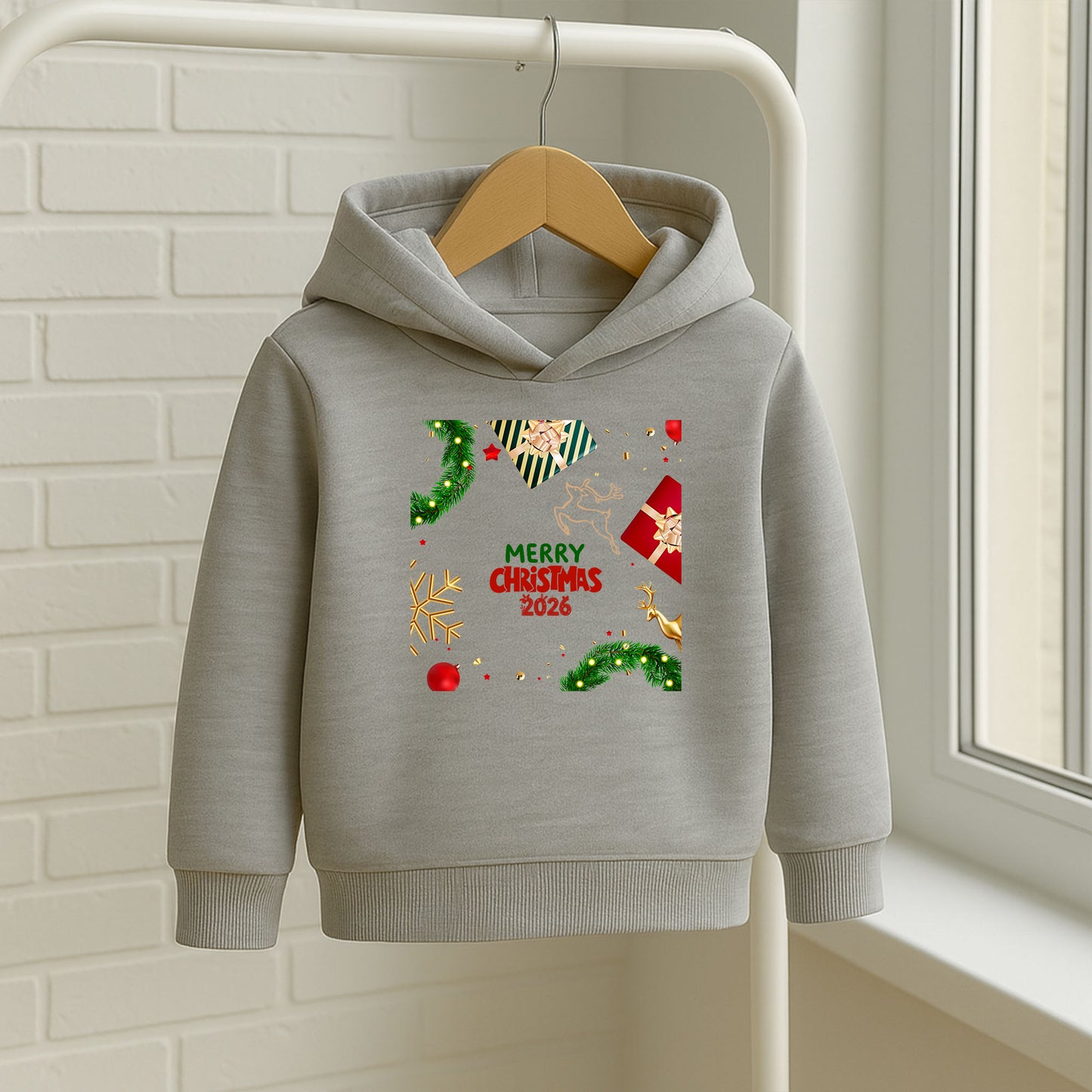 Merry Christmas 2026 Yılbaşı Temalı Çocuk Sweatshirt