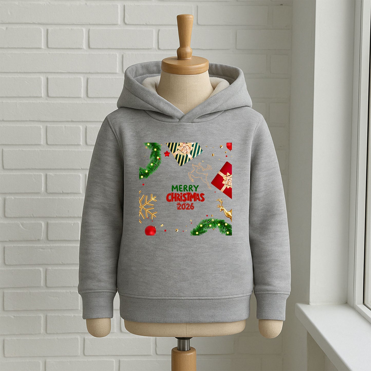 Merry Christmas 2026 Yılbaşı Temalı Çocuk Sweatshirt