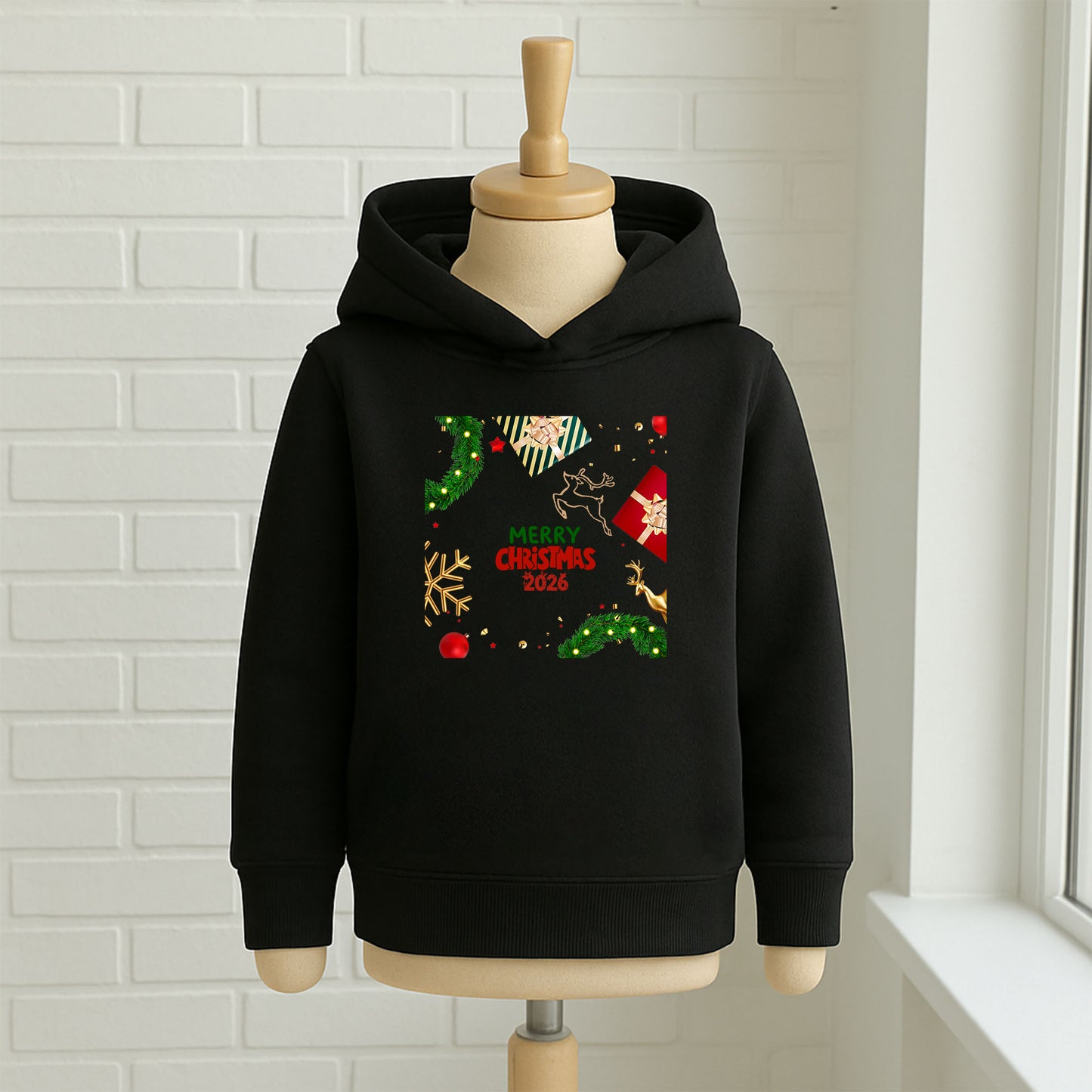 Merry Christmas 2026 Yılbaşı Temalı Çocuk Sweatshirt