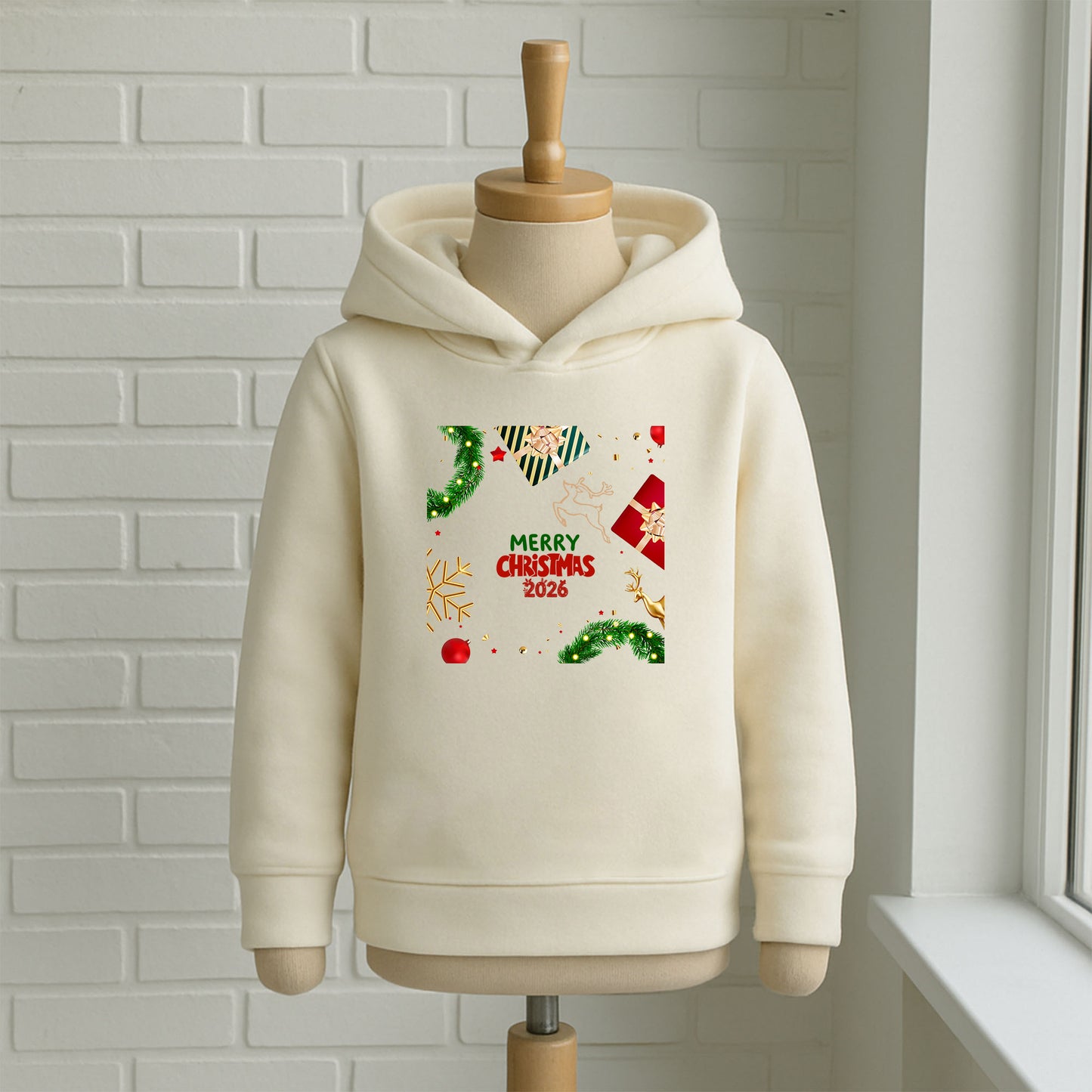Merry Christmas 2026 Yılbaşı Temalı Çocuk Sweatshirt