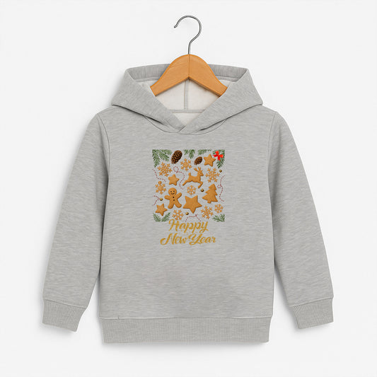 Zencefilli Kurabiye Happy New Year Çocuk Sweatshirt