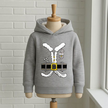 Noel Kostümü Efektli Yılbaşı Baskılı Bebek & Çocuk Sweatshirt