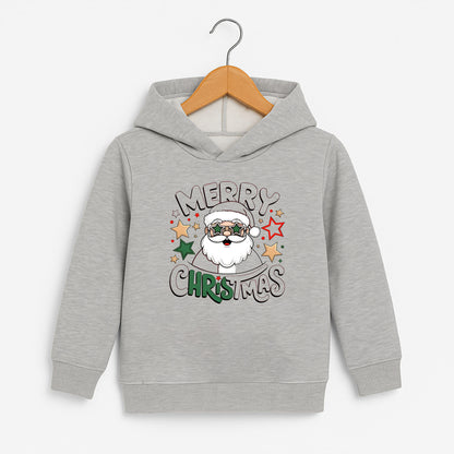 Merry Christmas Yazılı Noel Baba Baskılı Bebek & Çocuk Sweatshirt