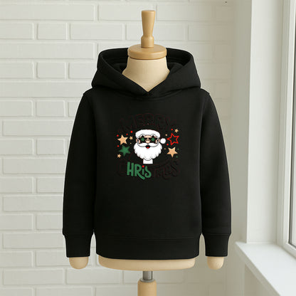 Merry Christmas Yazılı Noel Baba Baskılı Bebek & Çocuk Sweatshirt