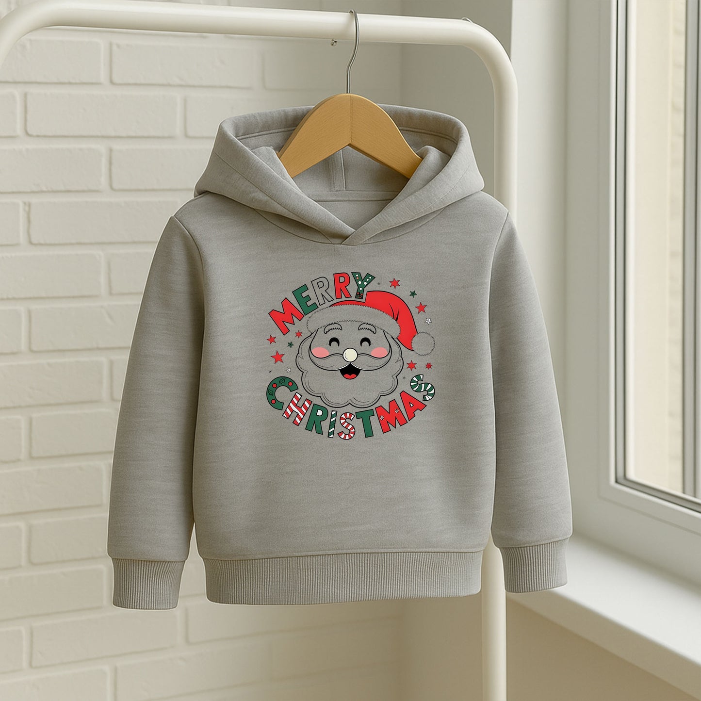 Merry Christmas Noel Baba Baskılı Yılbaşı Sweatshirt