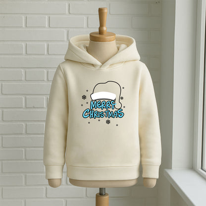 Merry Christmas Şapkalı Yazı Baskılı Yılbaşı Sweatshirt