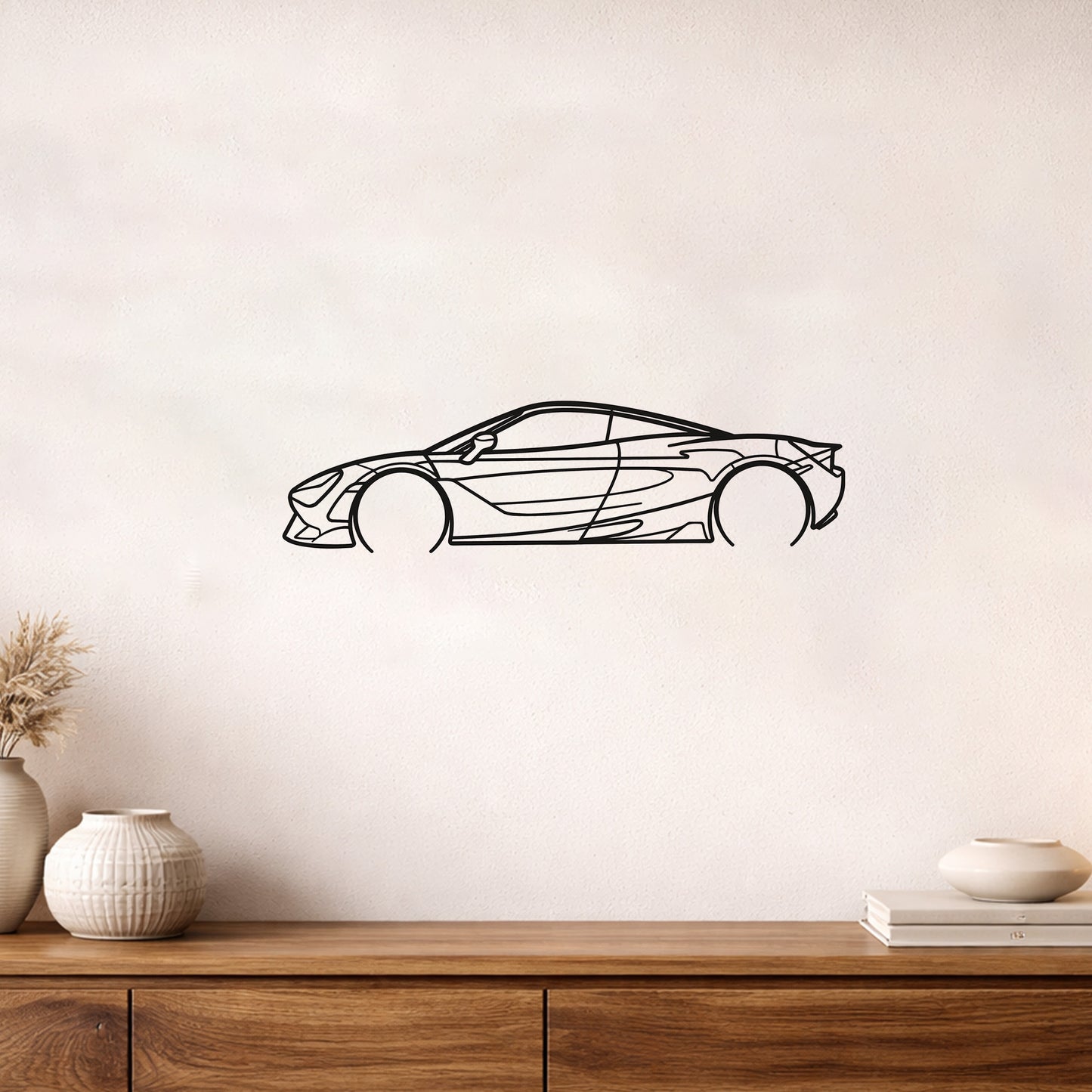 McLaren 720S Modern Metal Duvar Tablosu Lüks Spor Araba Dekorasyonu