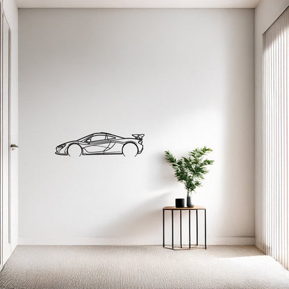 McLaren P1 Hibrit Hiper Araba Metal Duvar Tablosu Özel Seri Duvar Sanatı