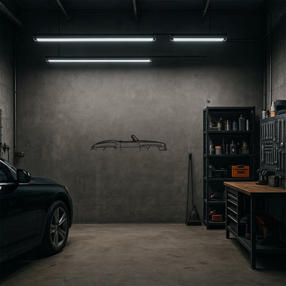 1958 Mercedes 190SL Klasik Metal Tablo - Nostaljik Duvar Dekoru