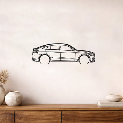 Mercedes GLC Coupe Metal Duvar Tablosu Modern Araba Tasarımı Metal Dekor