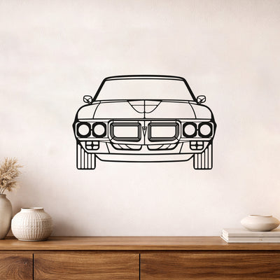 Pontiac Firebird Metal Duvar Tablosu - Amerikan Kasli Araba Dekoru