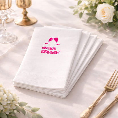 Bride Team Temalı Kişiye Özel Bekarlığa Veda ve Kına Peçetesi