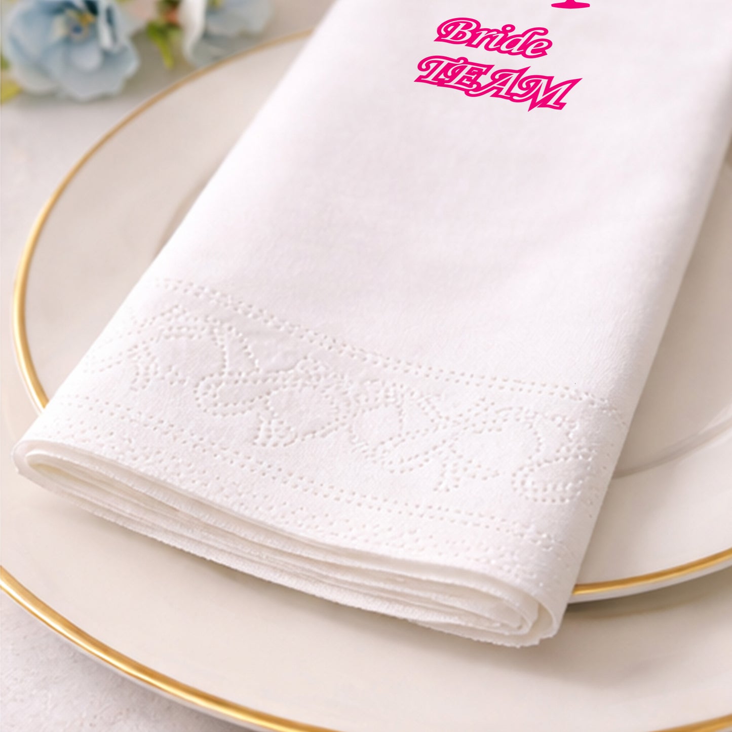 Bride Team Temalı Kişiye Özel Bekarlığa Veda ve Kına Peçetesi