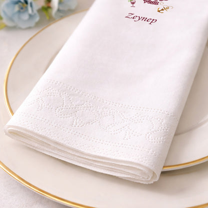 Bekarlığa Veda Temalı Eğlenceli Kişiye Özel Organizasyon Peçetesi