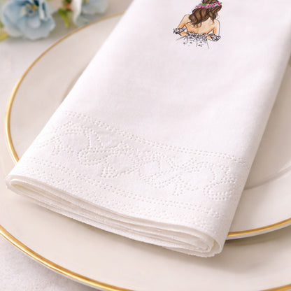 Seda Gelin’in Kınası Temalı Figürlü Kına Peçetesi