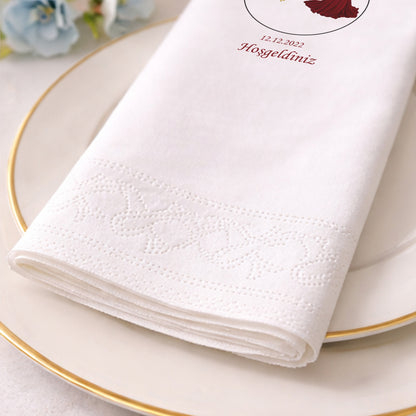 Gülsüm’ün Gelini Kınası Temalı Kişiye Özel Baskılı Kına Peçetesi