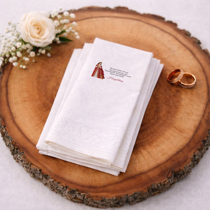 Kaftanlı Gelin Figürlü Kına Gecesi Baskılı Peçete