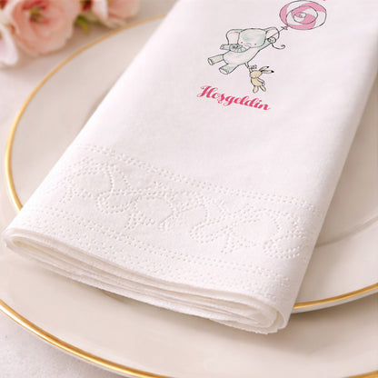 Aile Temalı Kişiye Özel İyi Ki Doğdunuz Peçetesi